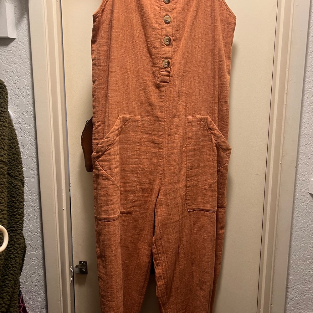 Women's Billabong DaydreamOrange Jumpsuit
